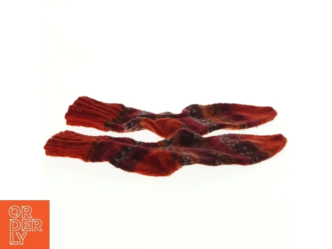 Billede 2 - Håndstrikkede sokker (str. 25 x 7 cm)