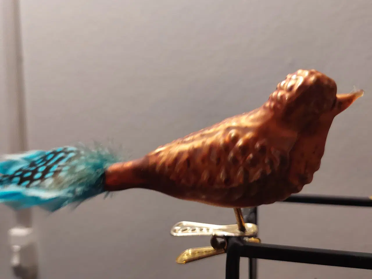 Billede 9 - Julepynt, Gamle Ældre fugle eller påfugl med fjer