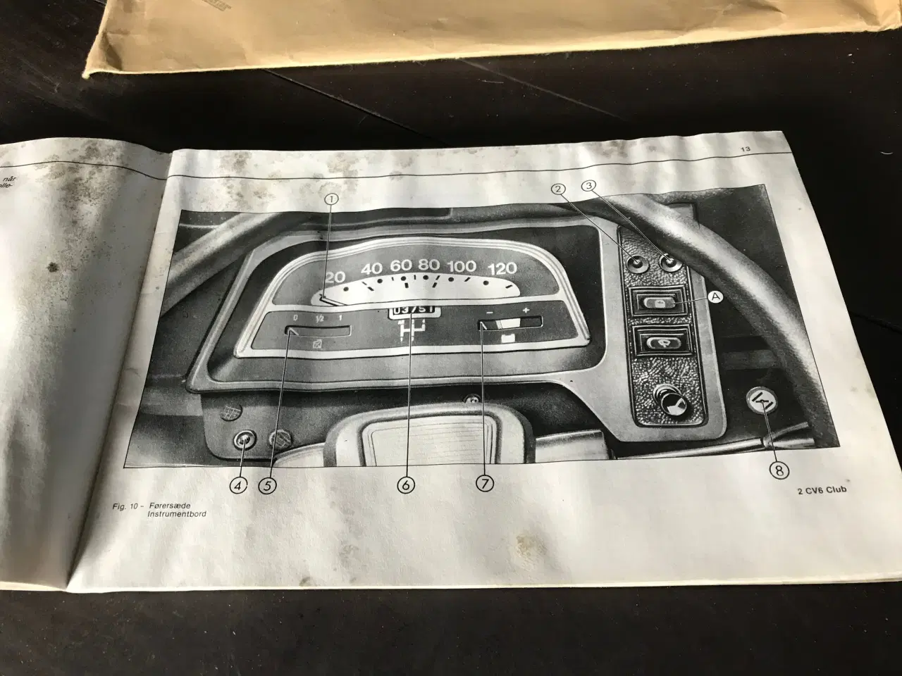 Billede 2 - Instruktionsbog til Citroën 2 cv 6 club.