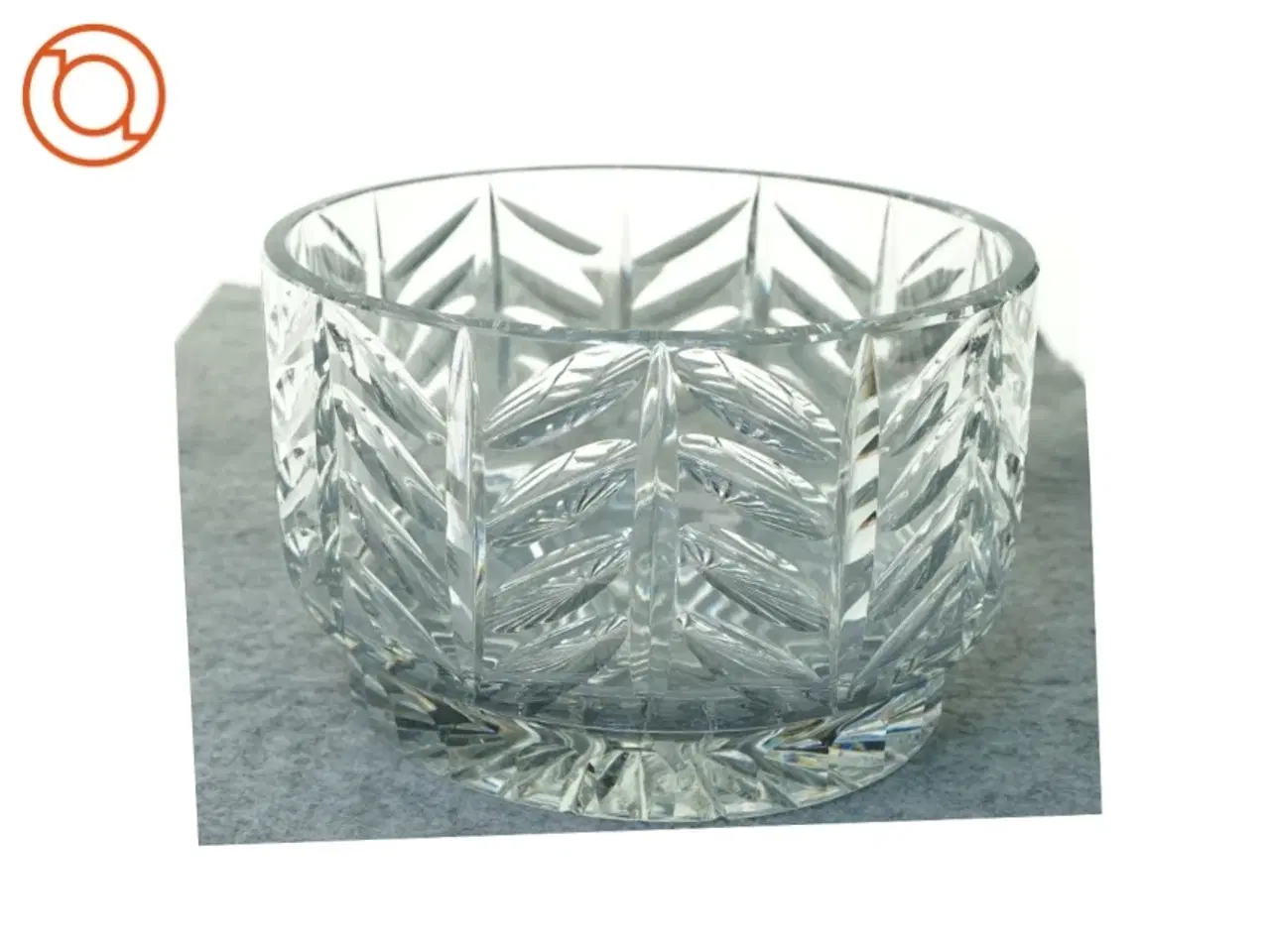 Billede 1 - Skål i glas (str. 21 x 13 cm)