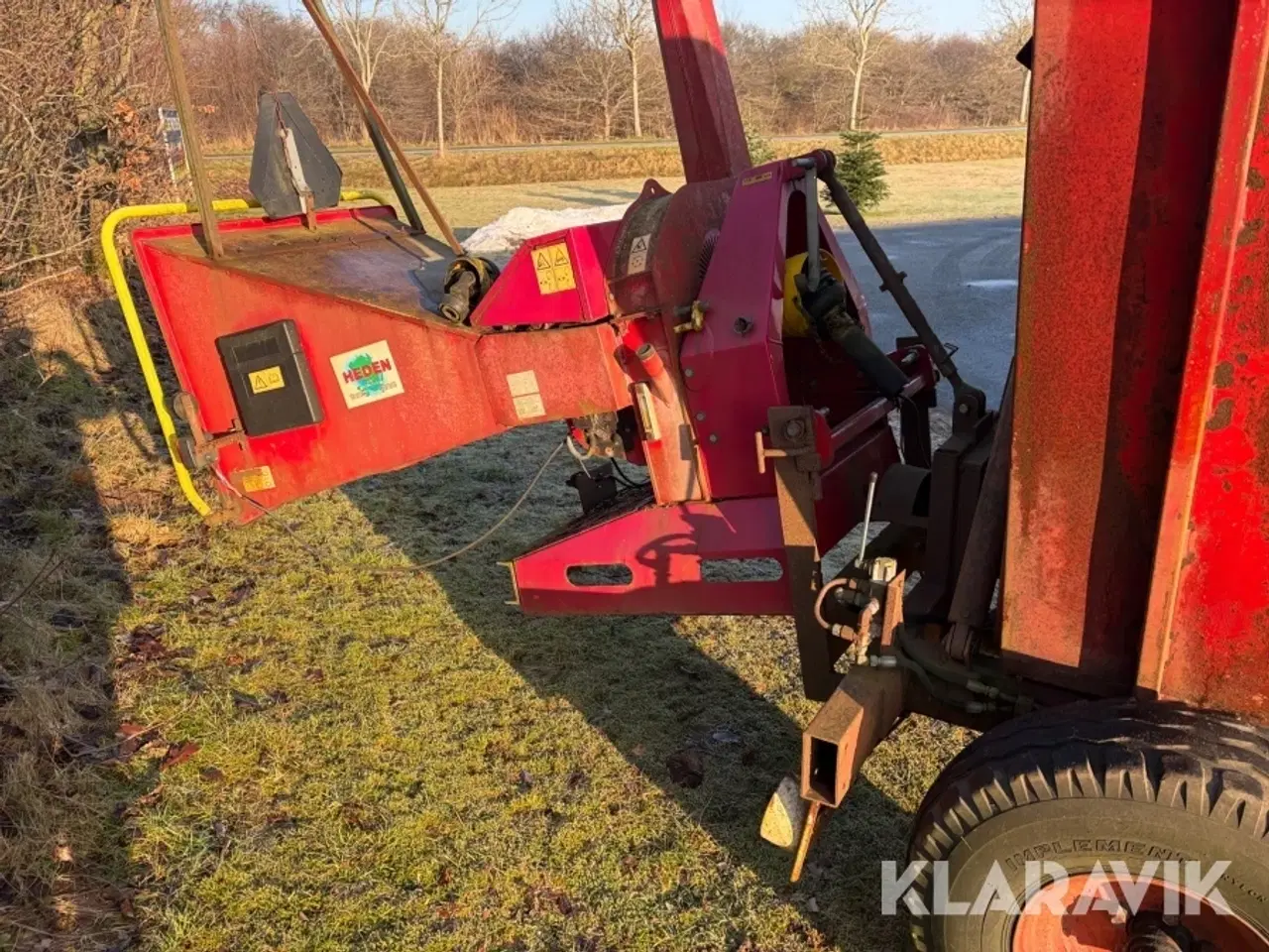 Billede 4 - Flishugger Lindana TP 150 PTO med højtipsvogn