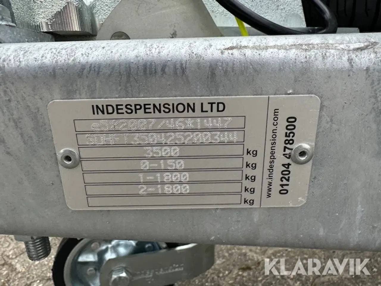 Billede 9 - Trailer Indespension V675