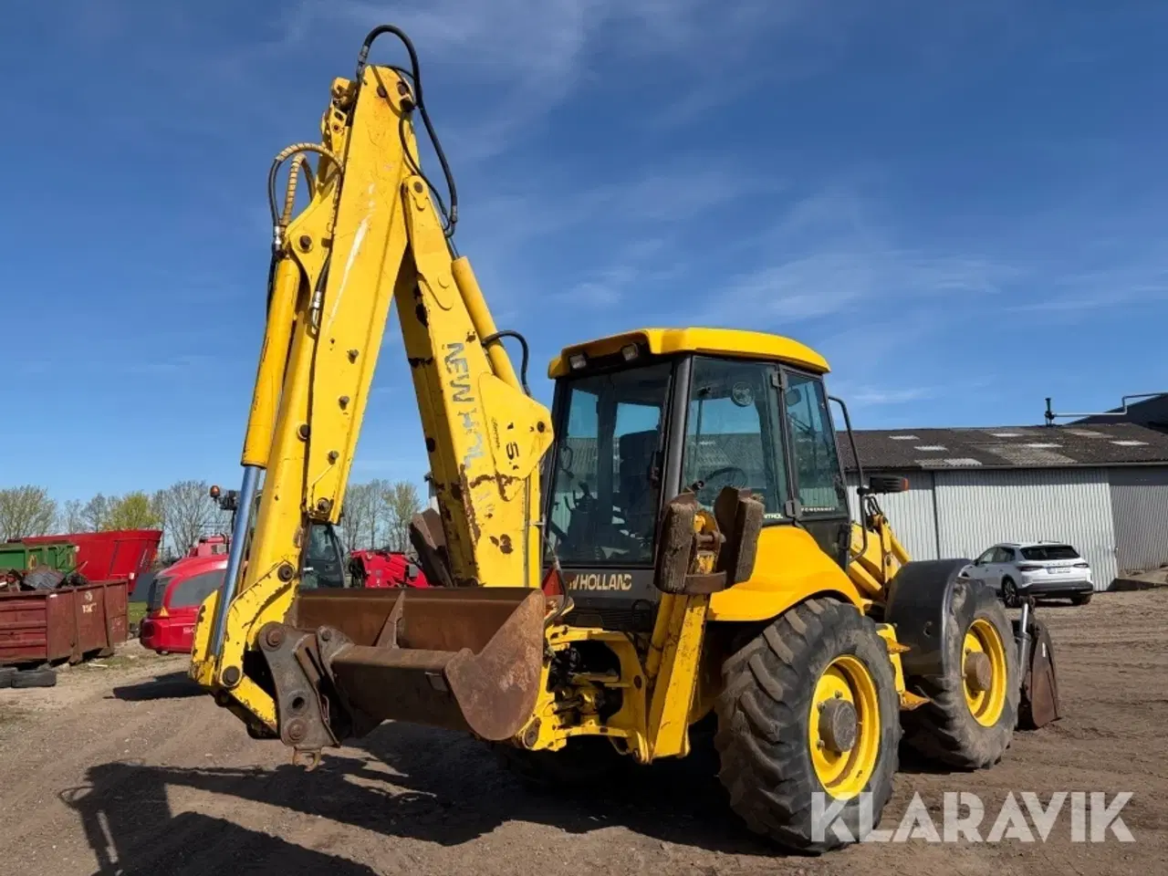 Billede 4 - Rendegraver New Holland LB115B-4PS med euroskifte