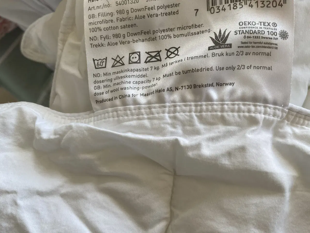 Billede 2 - Dyne, 980g microfibre