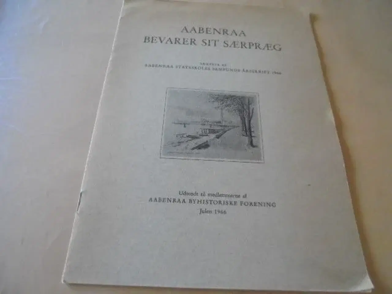 Billede 1 - Aabenraa bevarer sit særpræg - skrift fra 1966  