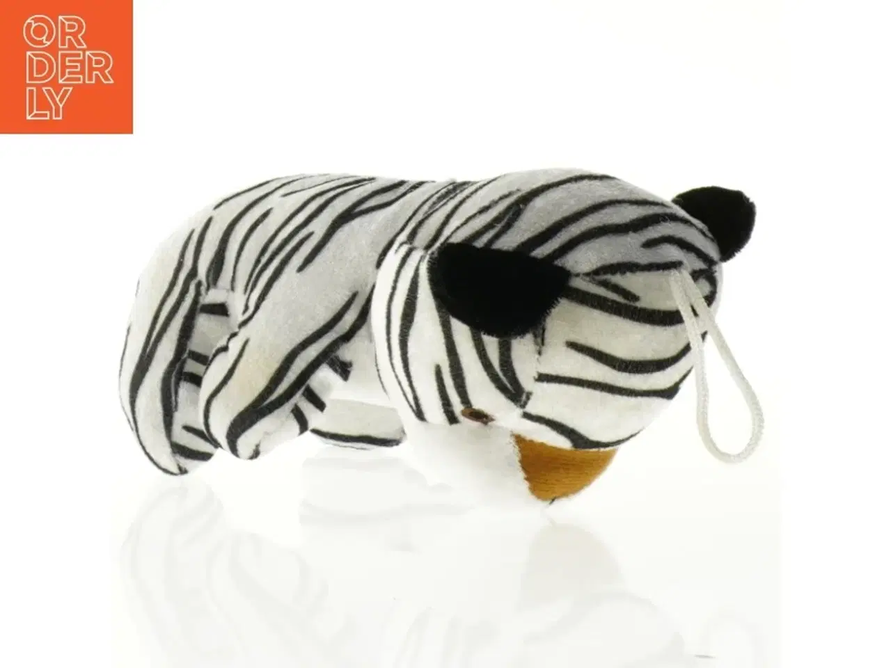 Billede 5 - Tøjdyr, hvid tiger (str. 19 cm)