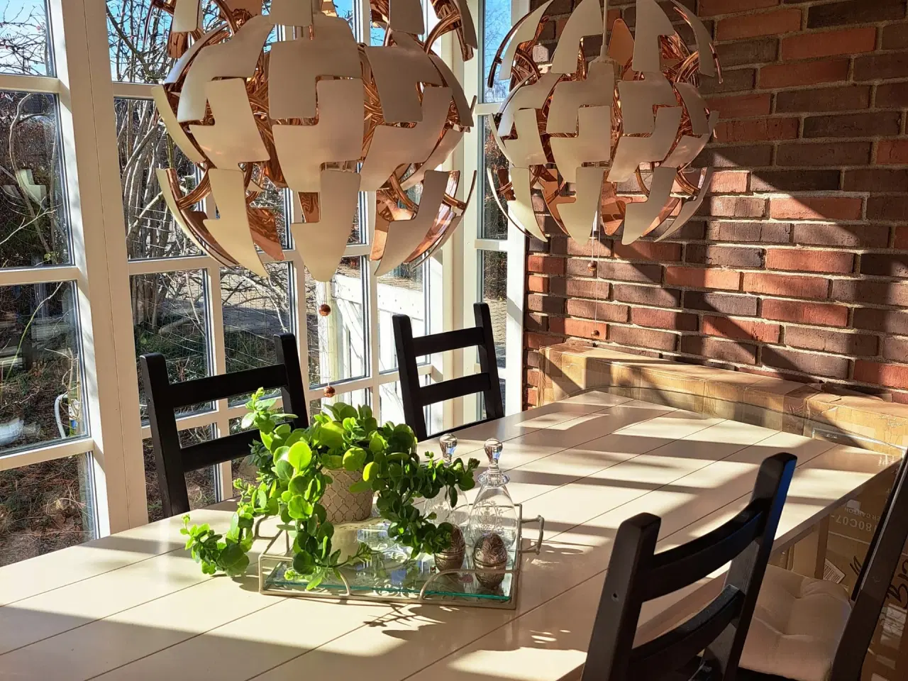 Billede 2 - IKEA PS 2014 loftlamper – hvid/kobber 2 stk. 400kr