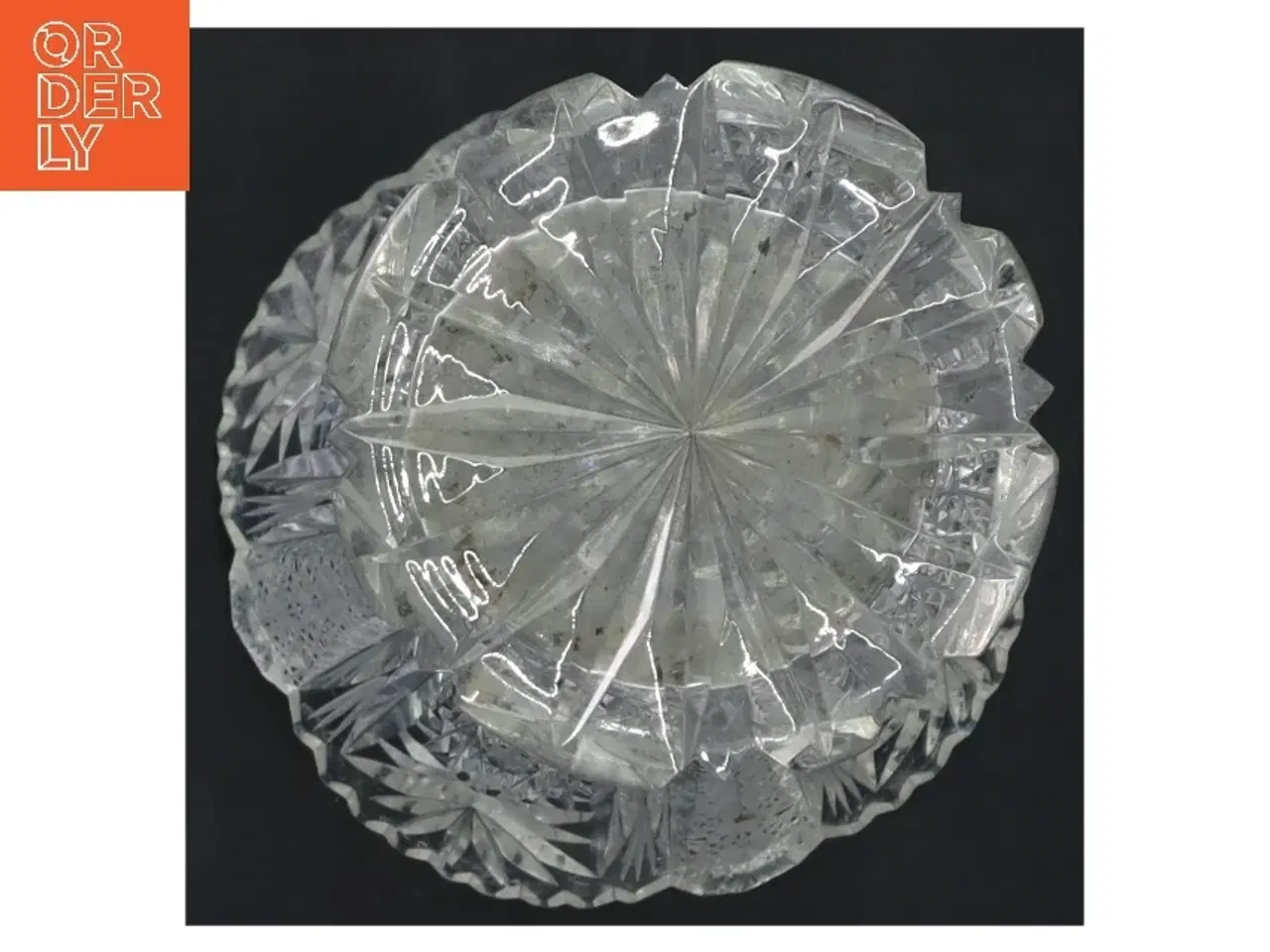 Billede 2 - Glasvase med mønster (str. 12x18 cm)