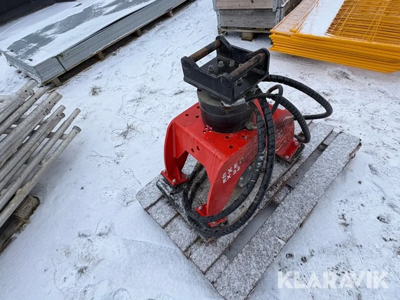 Billede 4 - Pladevibrator Exero EX22 hydraulisk til gravemaskine