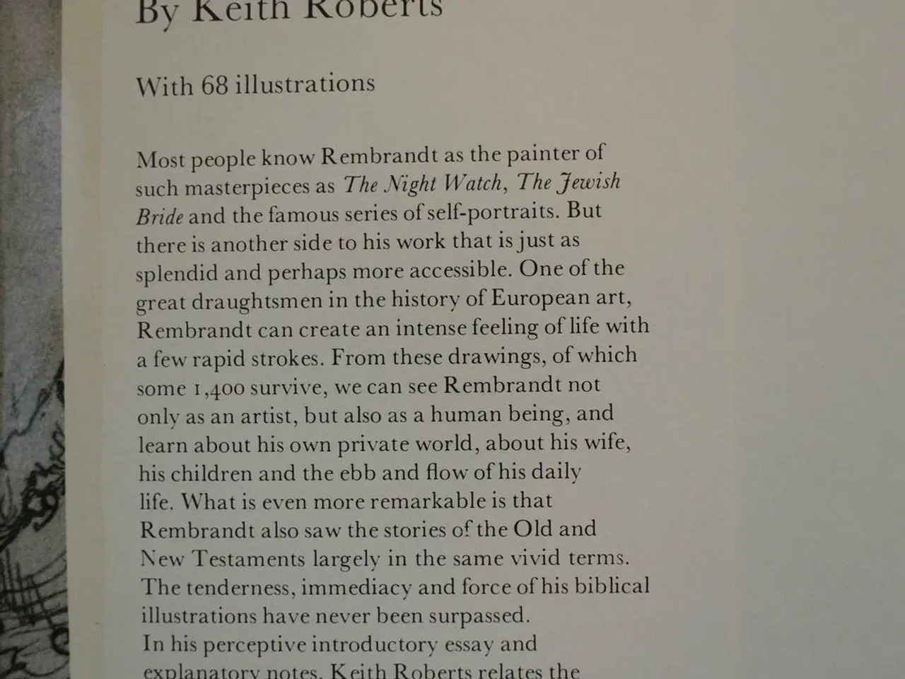 Billede 2 - rembrandt master drawings, by keith roberts, emne: