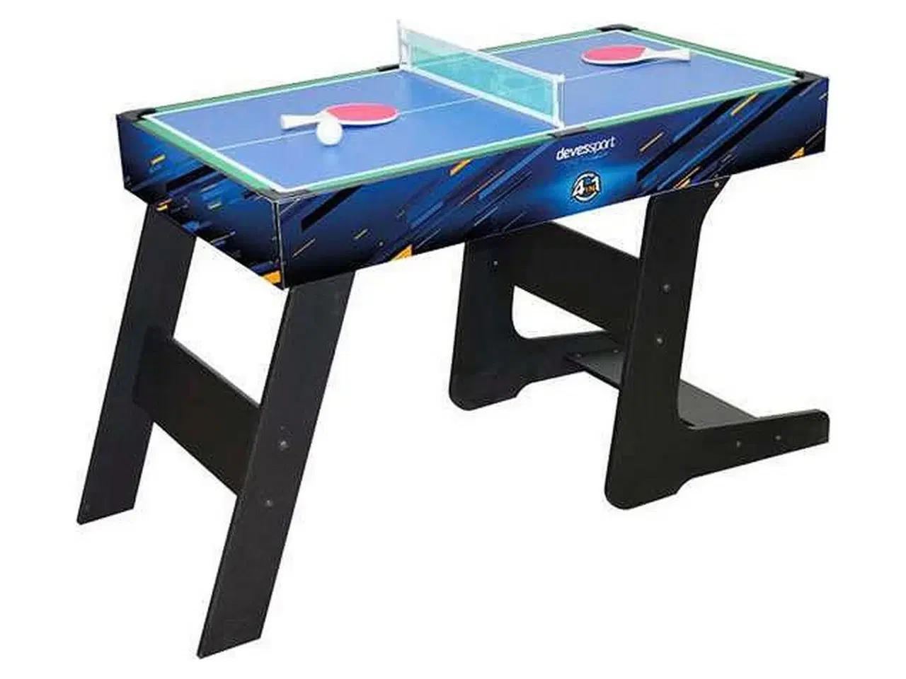 Billede 2 - Spillebord 4-i-1 foldbart - træ MDF, 115,5 × 63 × 16,8 cm