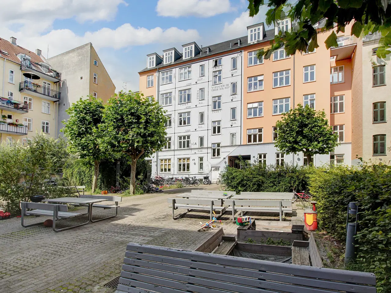 Billede 14 - Herskabeligt og renoveret med grøn gård ─ lige overfor Værnedamsvej