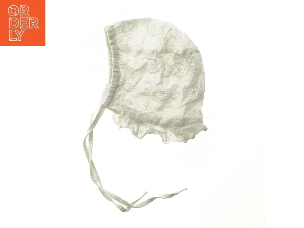 Billede 1 - Babyhue med blonder (str. 13 cm)