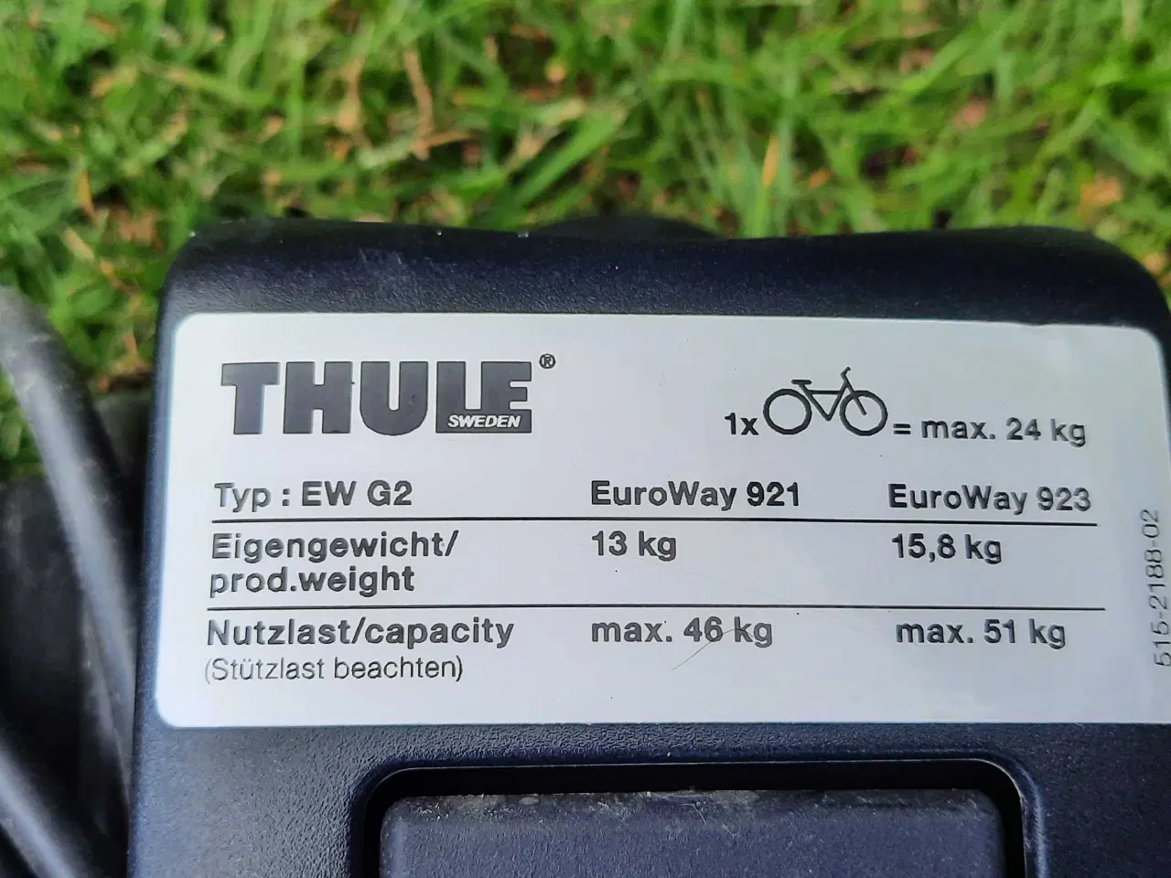 Billede 4 - Thule EuroWay G2 cykelstativ 