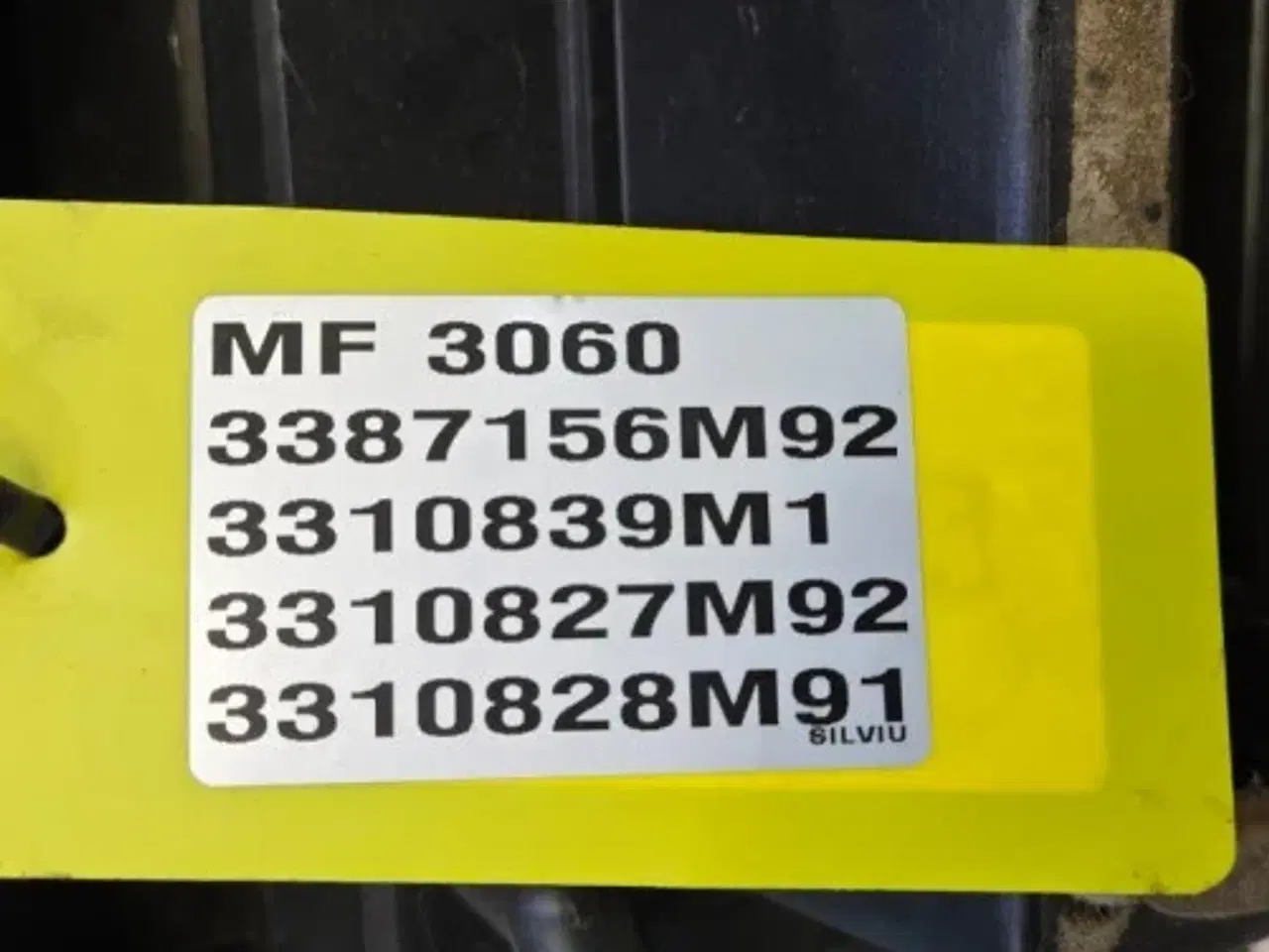 Billede 2 - Massey Ferguson 3060 Rammevarmer 3387156M92