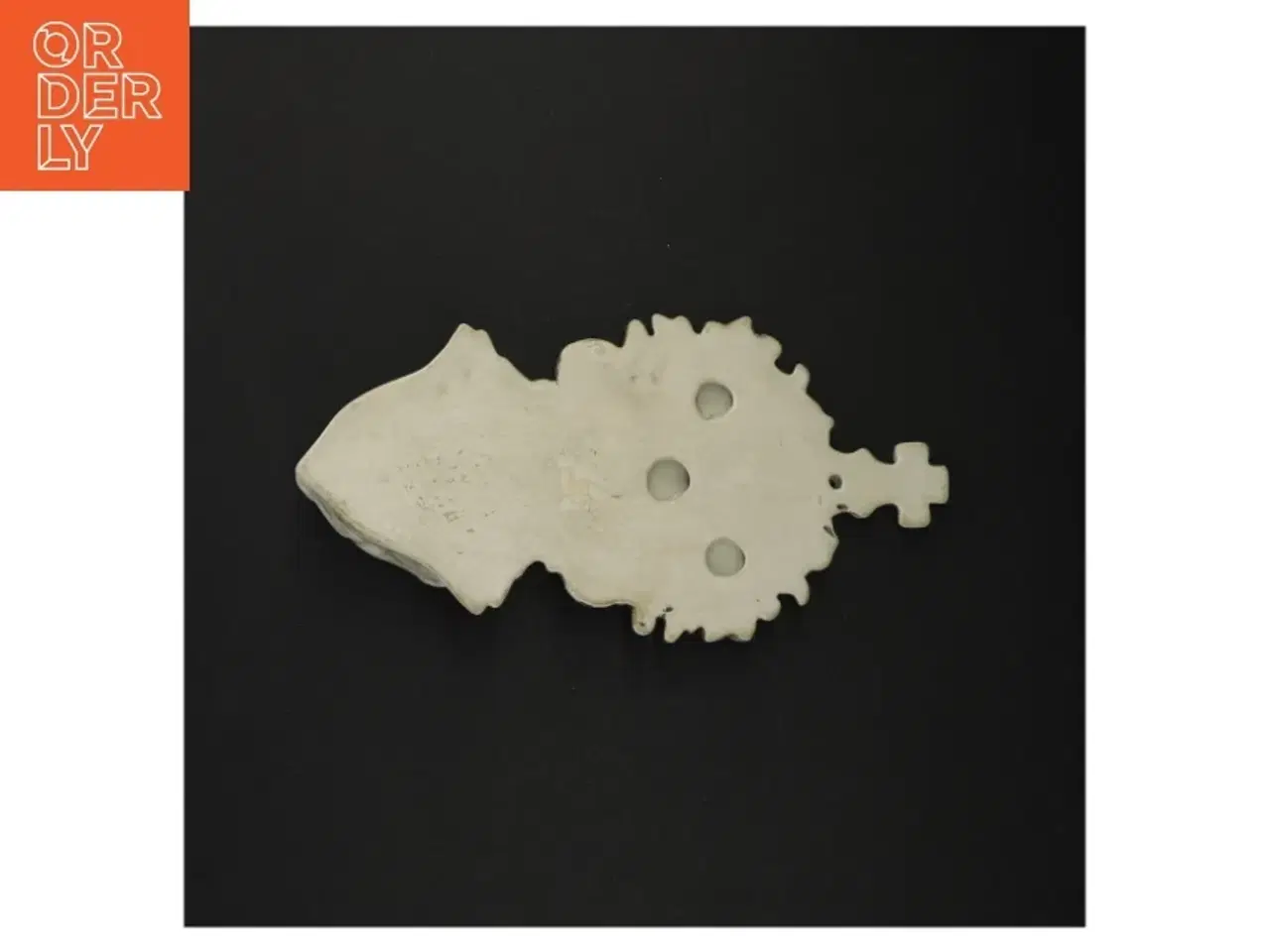 Billede 4 - Antikt vievandsk kar Porcelæn vægophæng (str. 22 x 10 cm)
