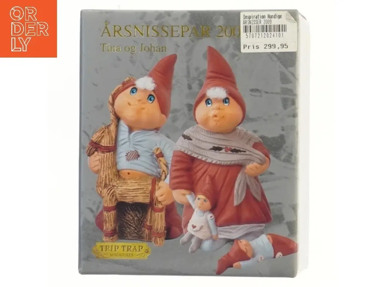 Billede 1 - Årsnissepar 2009 figurer fra Trip Trap (str. 14 cm)