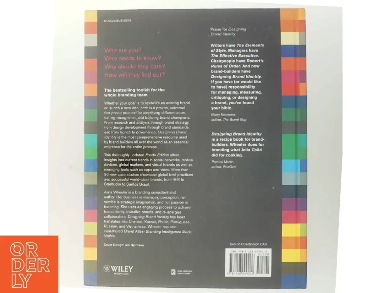 Billede 3 - Designing brand identity : an essential guide for the whole branding team af Alina Wheeler (Bog)