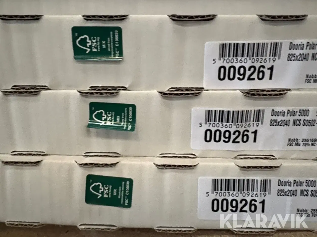 Billede 7 - Dørplader Dooria Polar 5000 19 styk