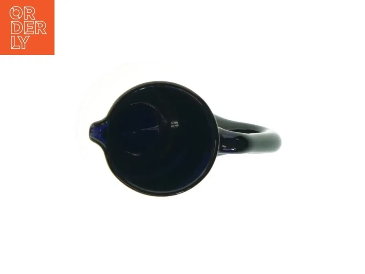 Billede 2 - Blå kande af glas(str. 21 cm) (str. 21 cm)