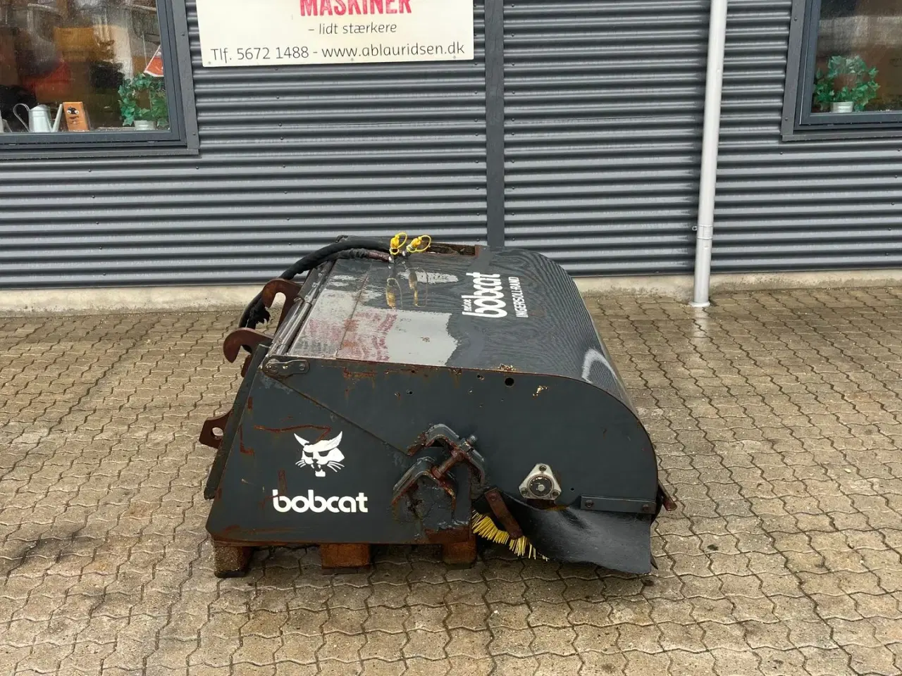 Billede 1 - Bobcat 150cm  hydraulisk opsamler kost