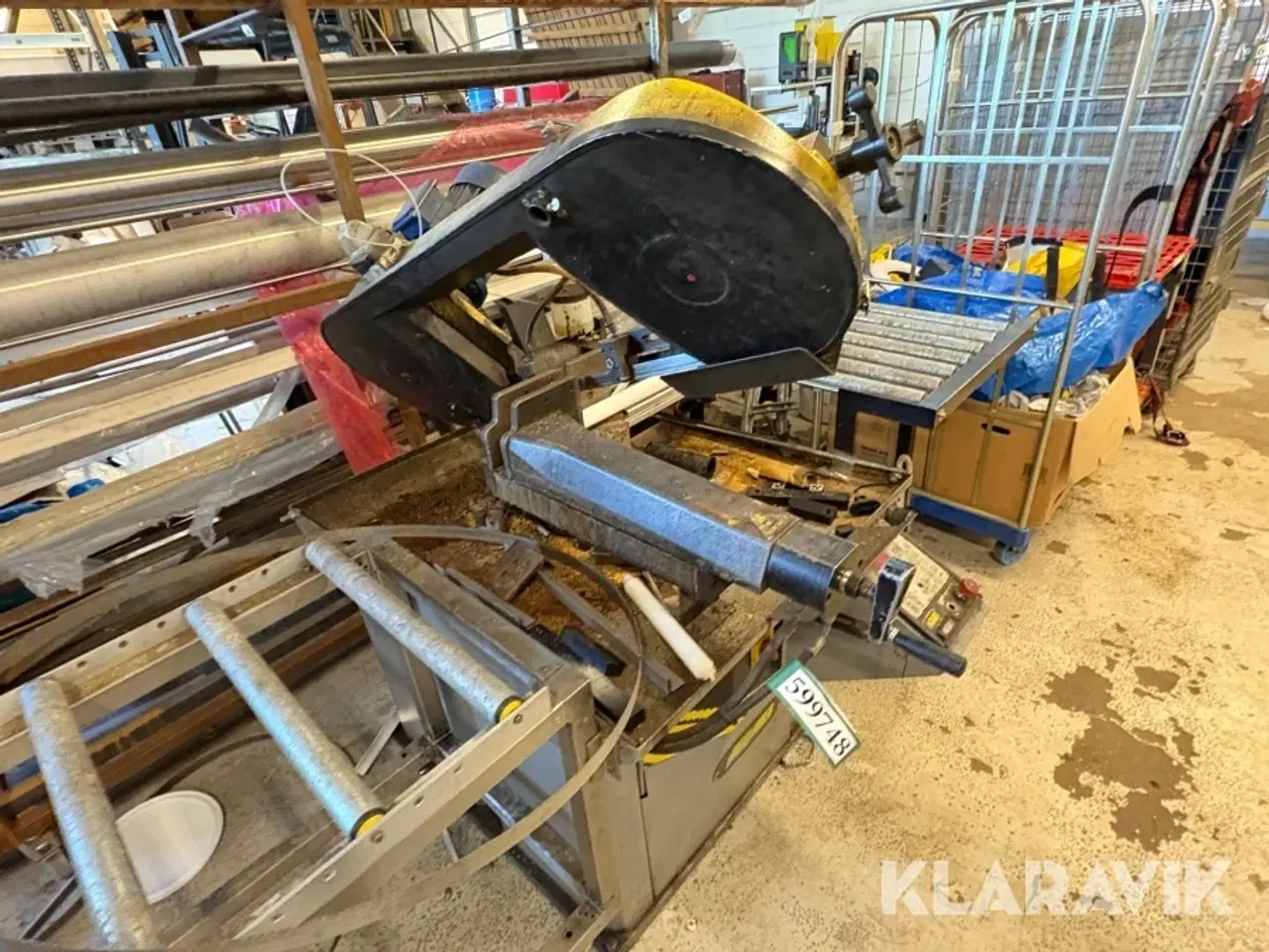 Billede 4 - Båndsav med rullebord FMB Sirius