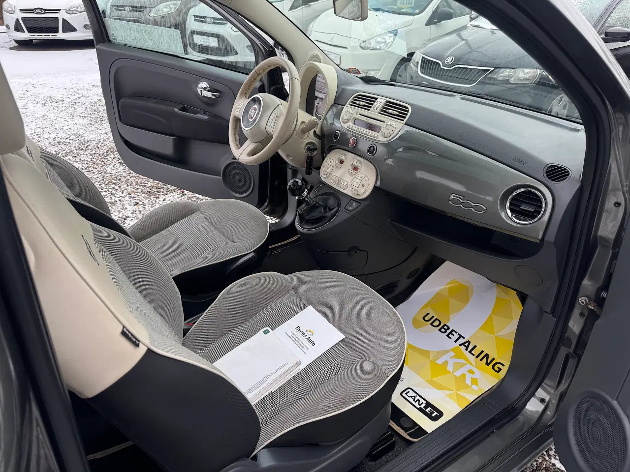 Billede 11 - Fiat 500 Nysyn Økonomisk køre langet 27 K/L