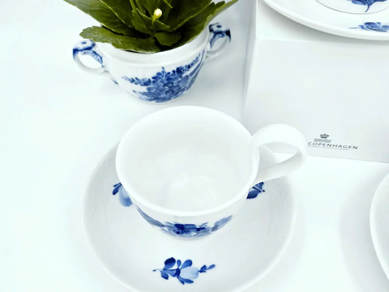 Billede 4 - Blå Blomst Højhankskop & Underkop 