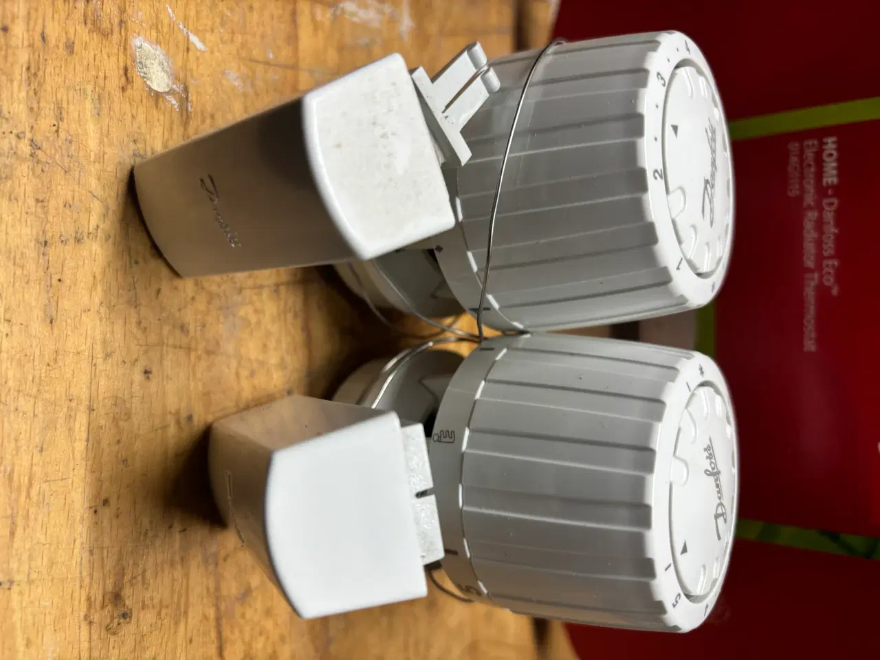 Billede 1 - 2 stk Danfoss RA Radiatortermostater m. løs føler.