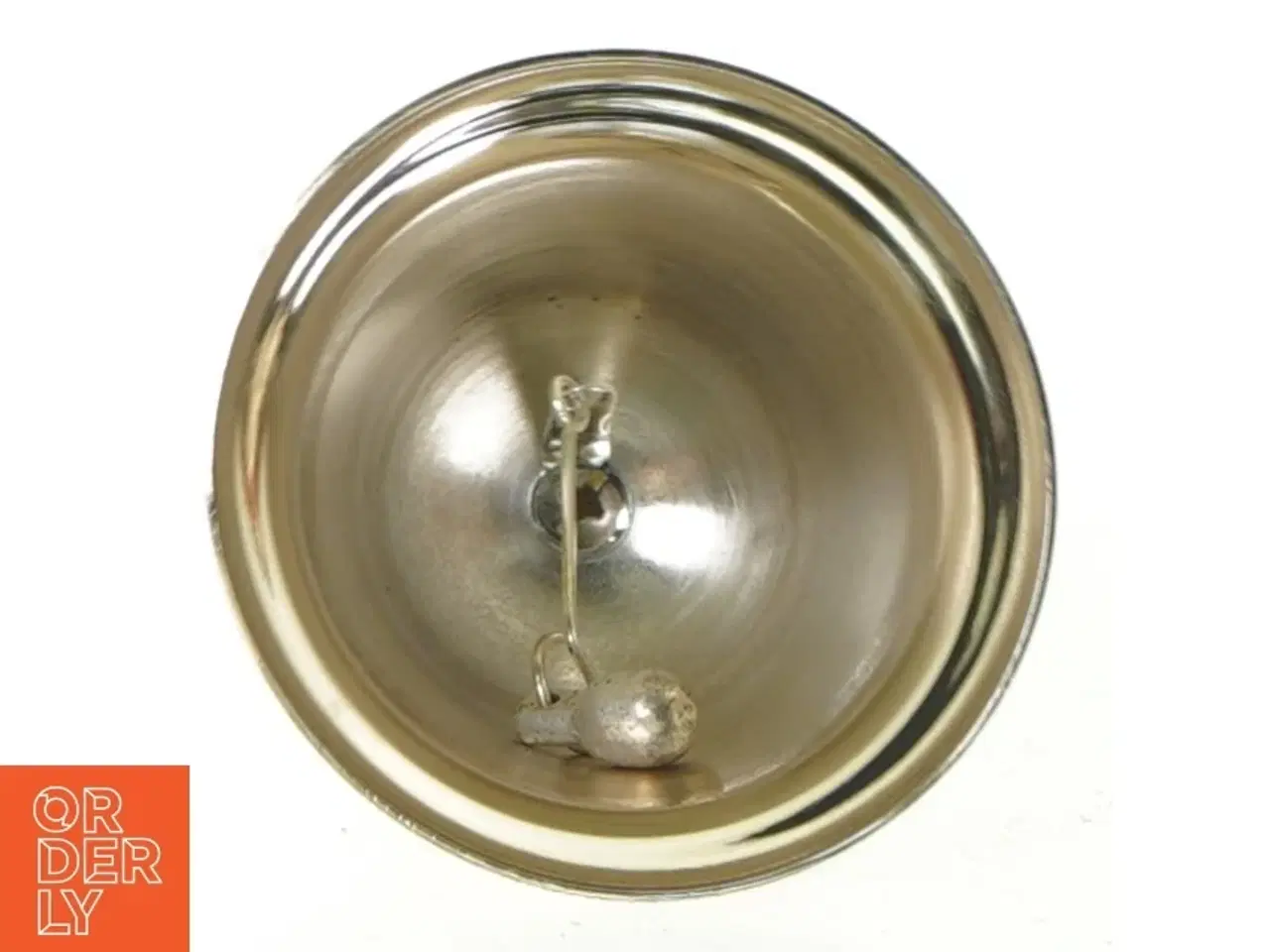 Billede 2 - Sølv klokke med engel (str. 9 x 6 cm)