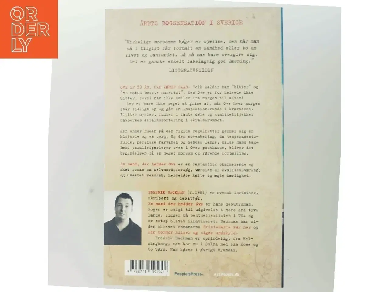 Billede 3 - En mand der hedder Ove af Fredrik Backman (Bog)