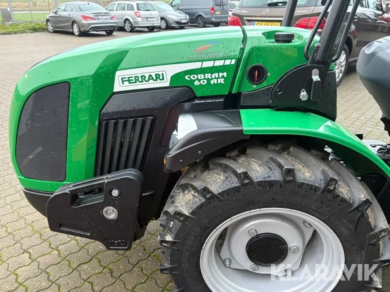 Billede 11 - Traktor Ferrari Cobra 60 AR knækstyret med 3 redskaber