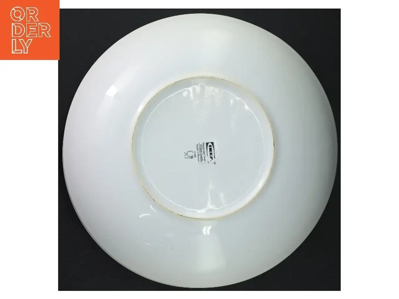 Billede 5 - Hvide porcelænstallerkener, dybe , 5 stk fra IKEA (str. 24 diameter. 5 cm høj)