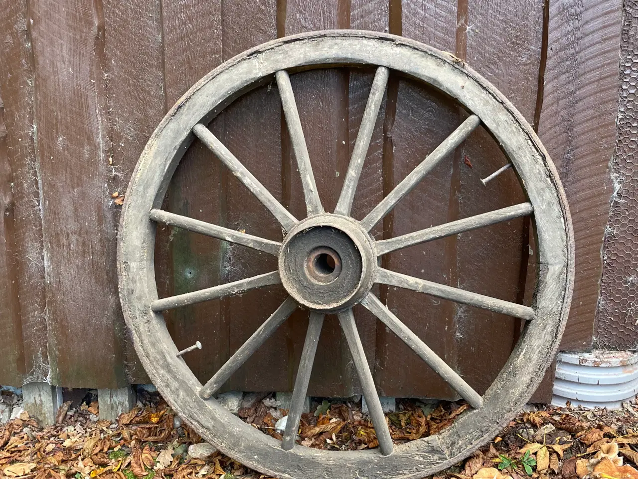Billede 1 - Gamle vogn hjul