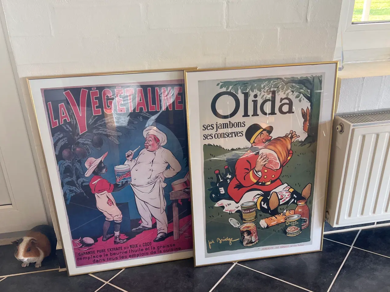 Billede 1 - Olida og La Végétaline plakater prof indrammet