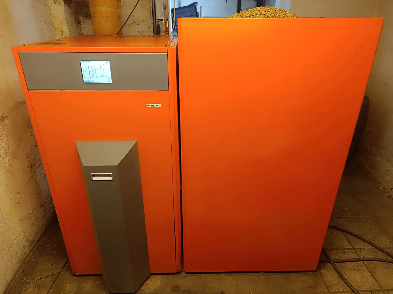 Billede 4 - 43KW selvrensende Ekoheat pillefyr