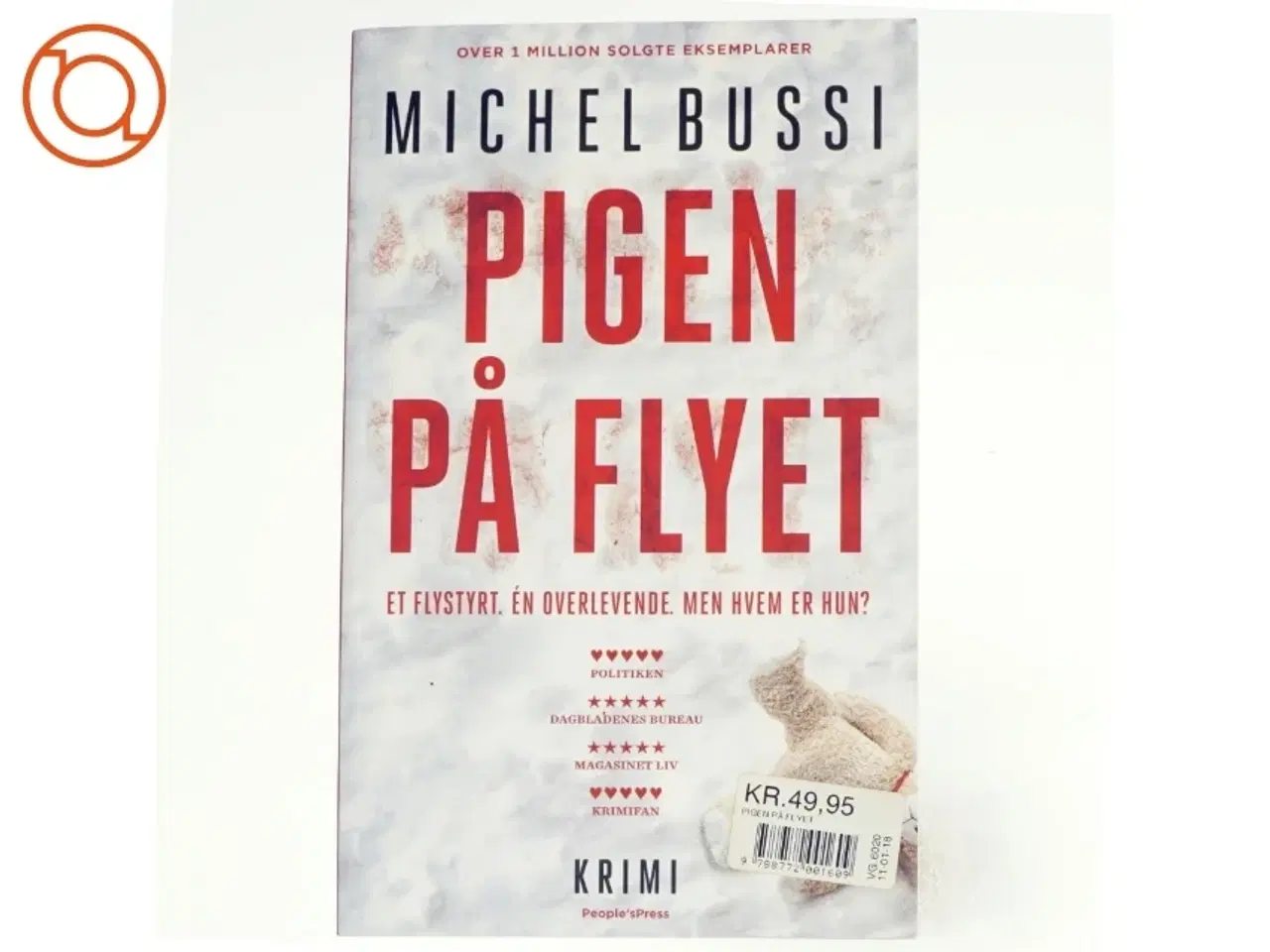 Billede 1 - Pigen på flyet af Michel Bussi (Bog)