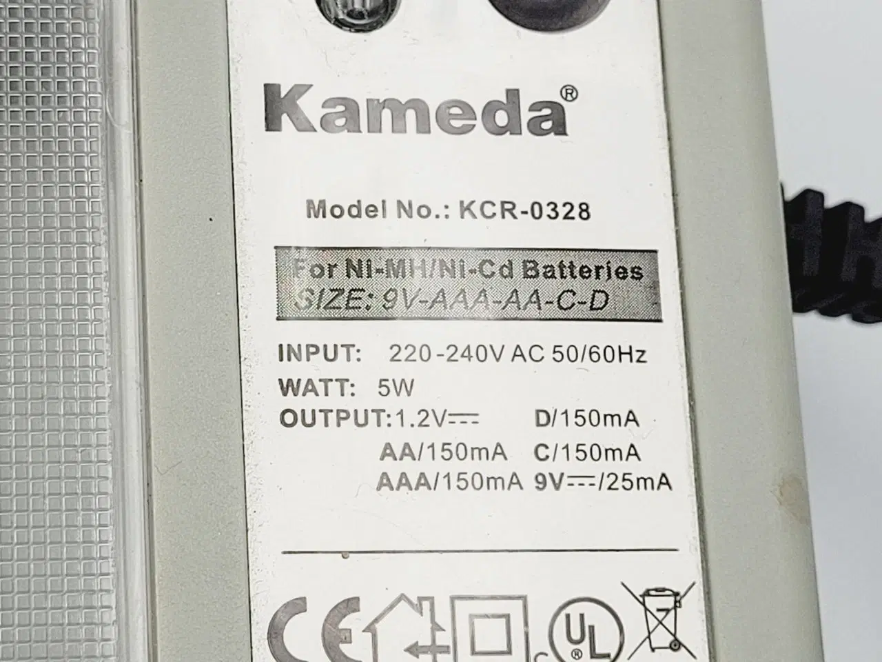 Billede 5 - ⭐️- Batterilader D AA AAA C 9V