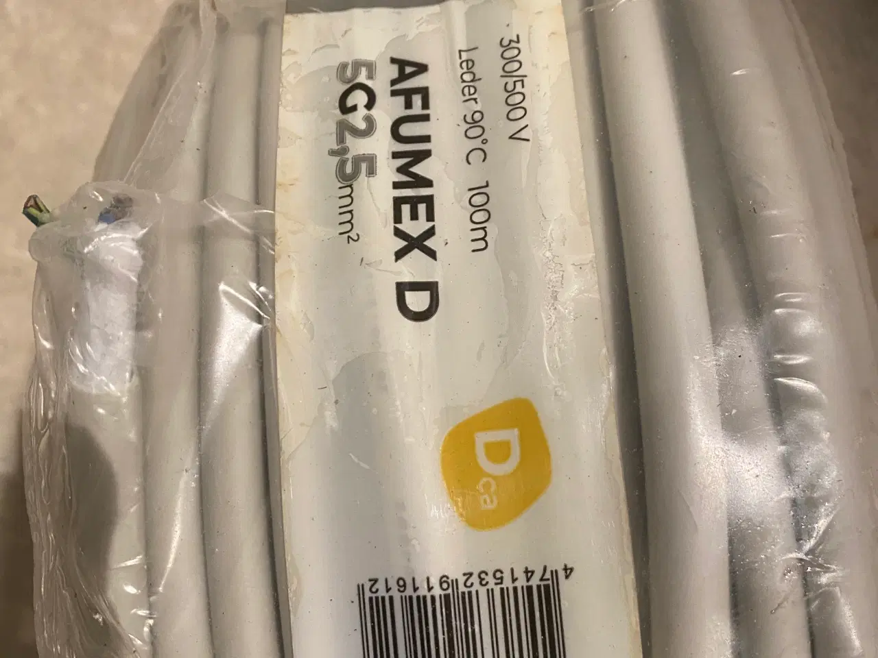 Billede 1 - 5g2,5 kvalitets installationskabel fra prysmian