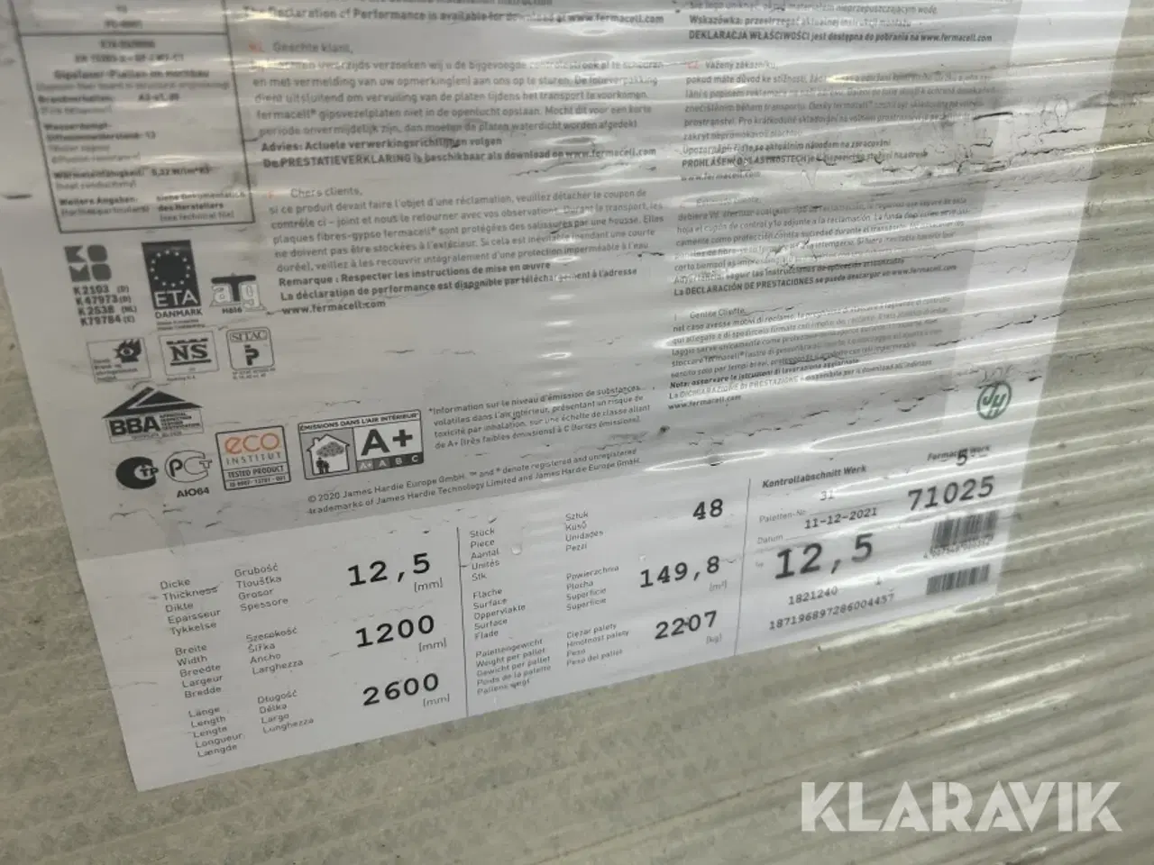 Billede 4 - Fermacell plader 48 styk