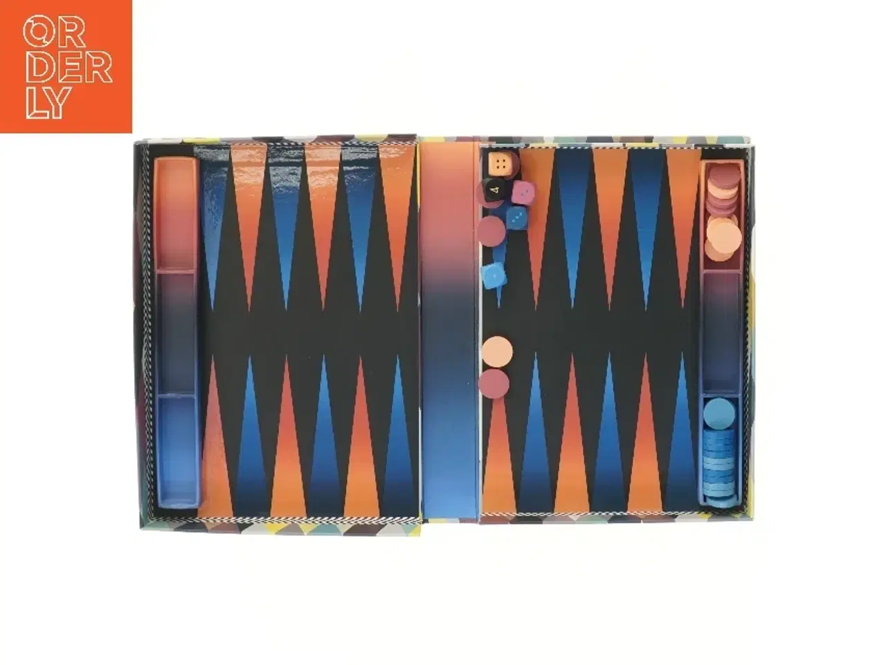 Billede 1 - Backgammon spil fra Christian Lacroix (str. 31x22 cm)