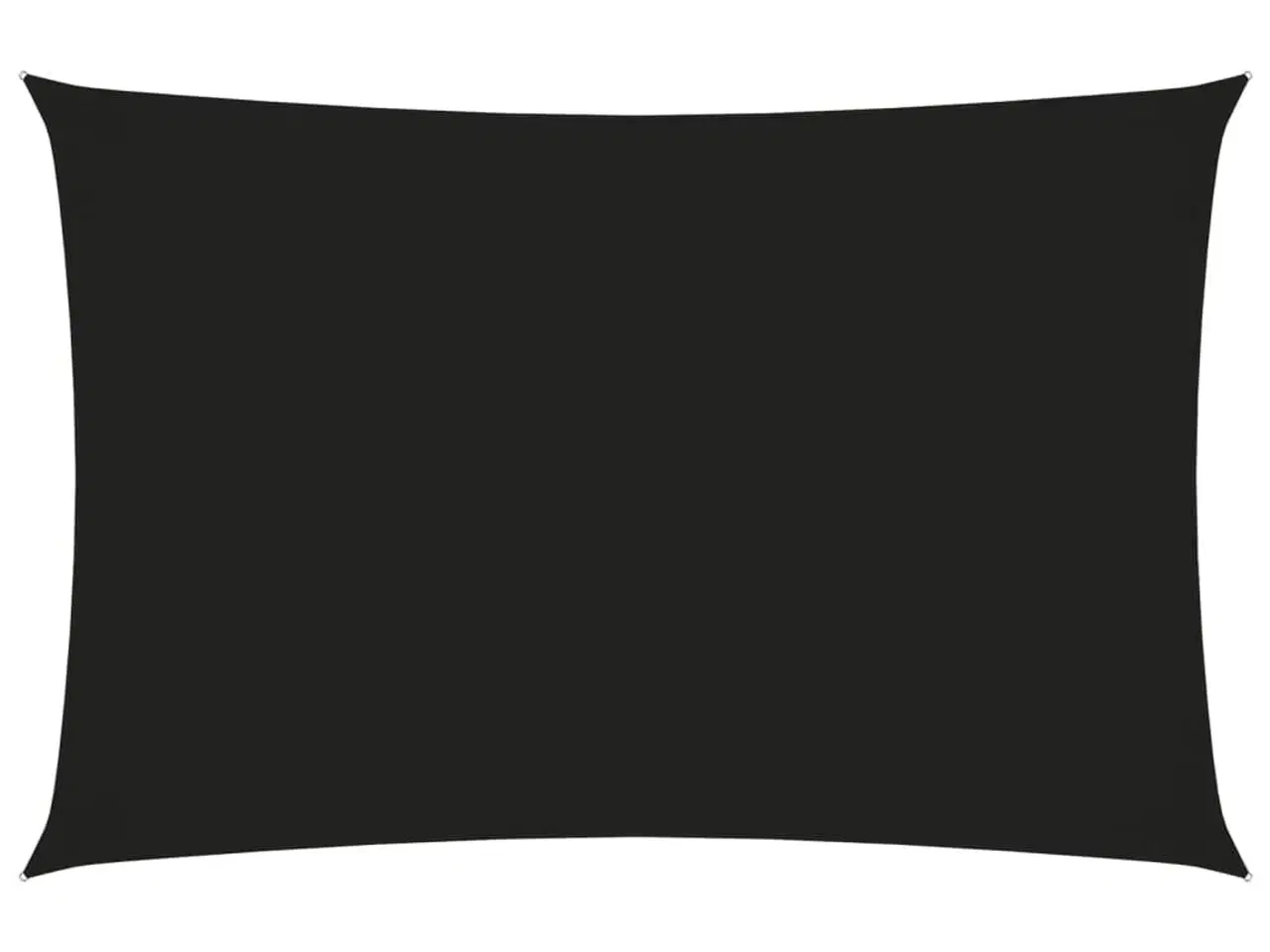 Billede 1 - Solsejl 2,5x5 m rektangulær oxfordstof sort