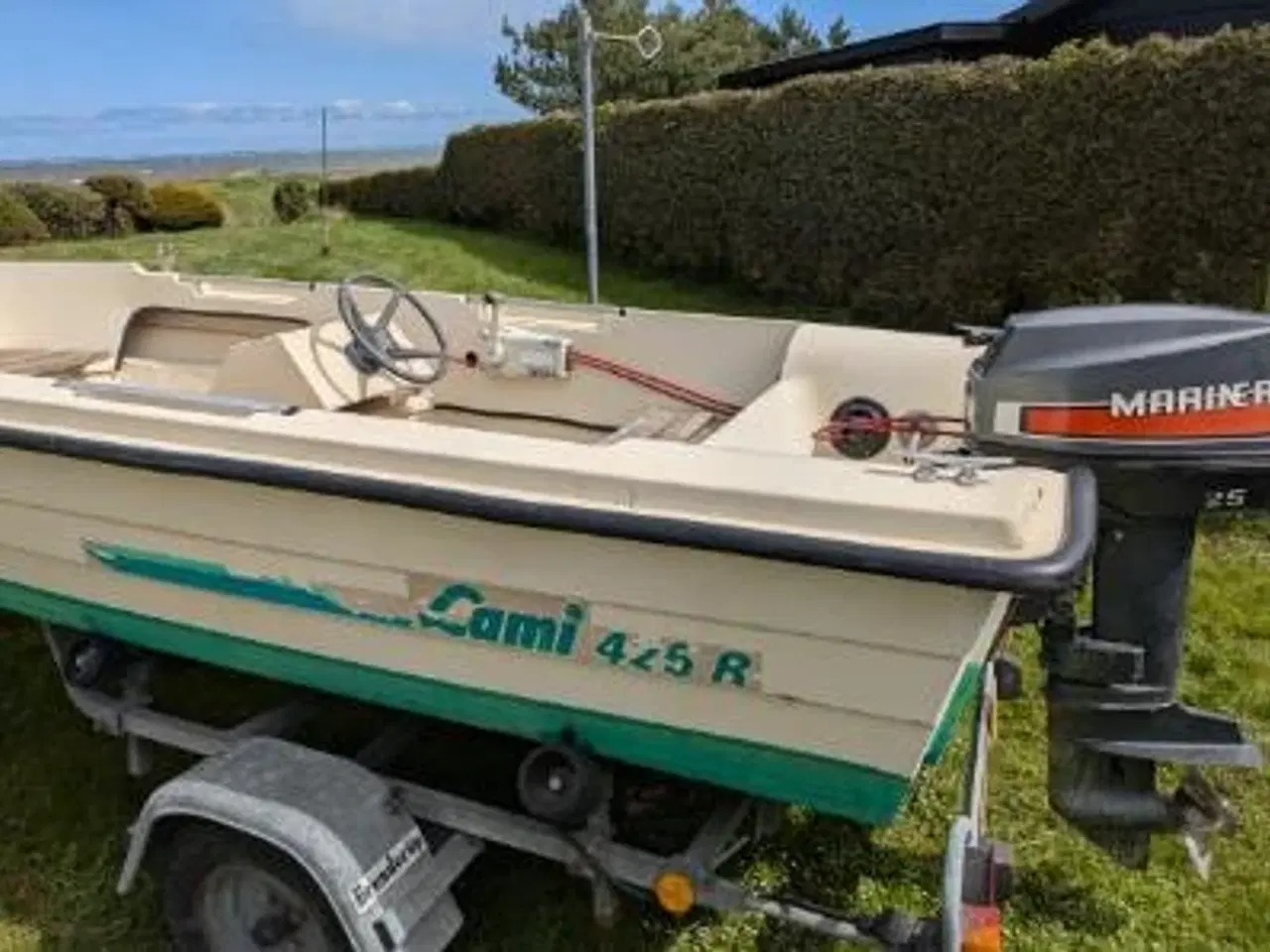 Billede 3 - Styrepultsjolle LAMI 425R med Brenderup bådtrailer
