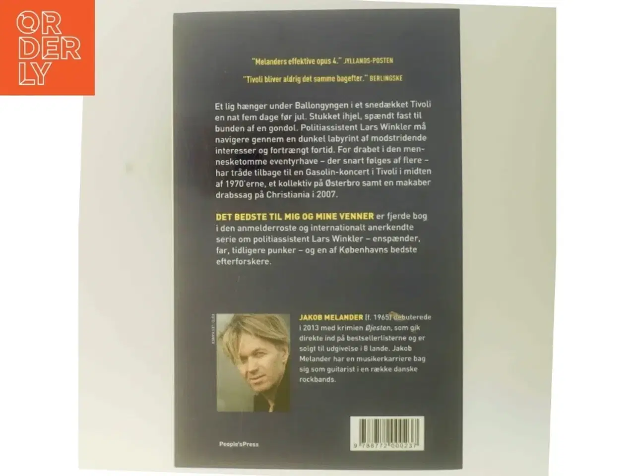 Billede 3 - Det bedste til mig og mine venner : kriminalroman af Jakob Melander (Bog)