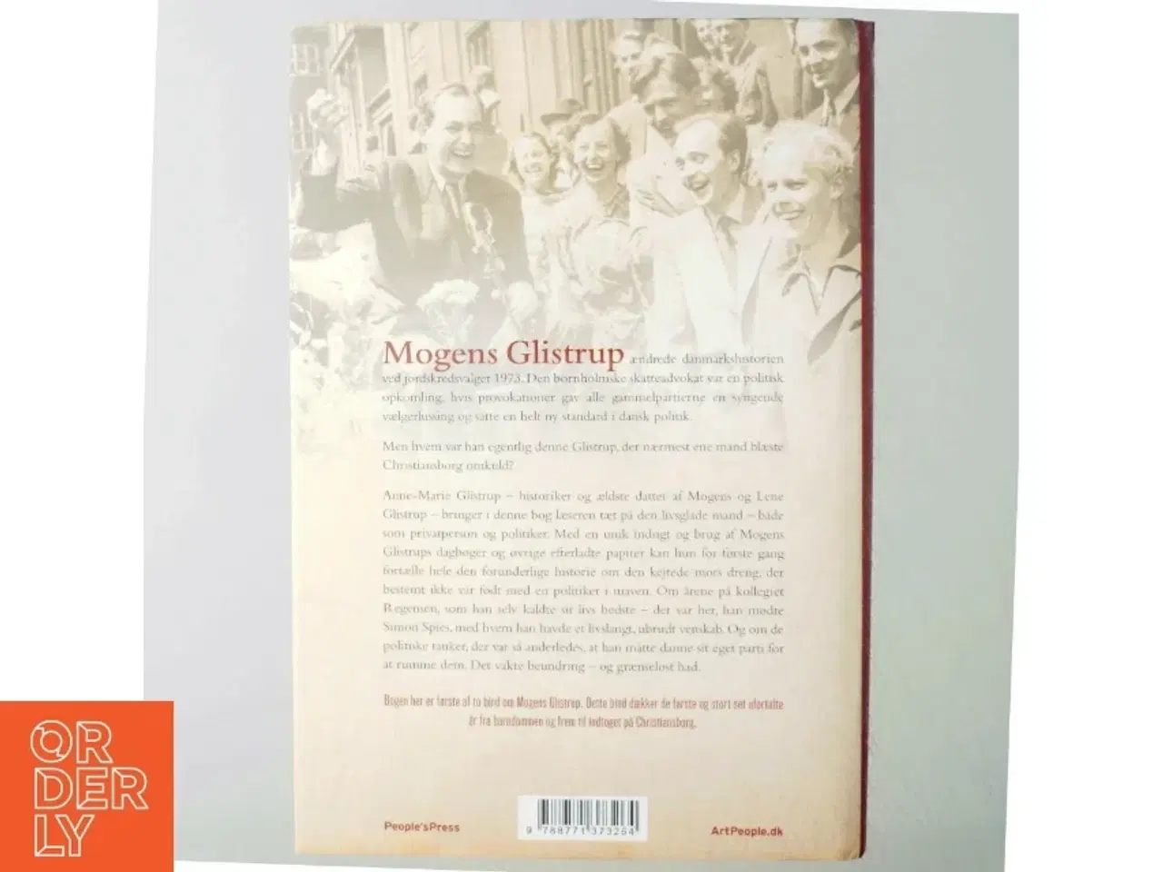Billede 3 - Mogens Glistrup. Bind 1, Fra Bornholm til Folketinget : en biografi - 1926-1973 af Anne-Marie Glistrup (Bog)