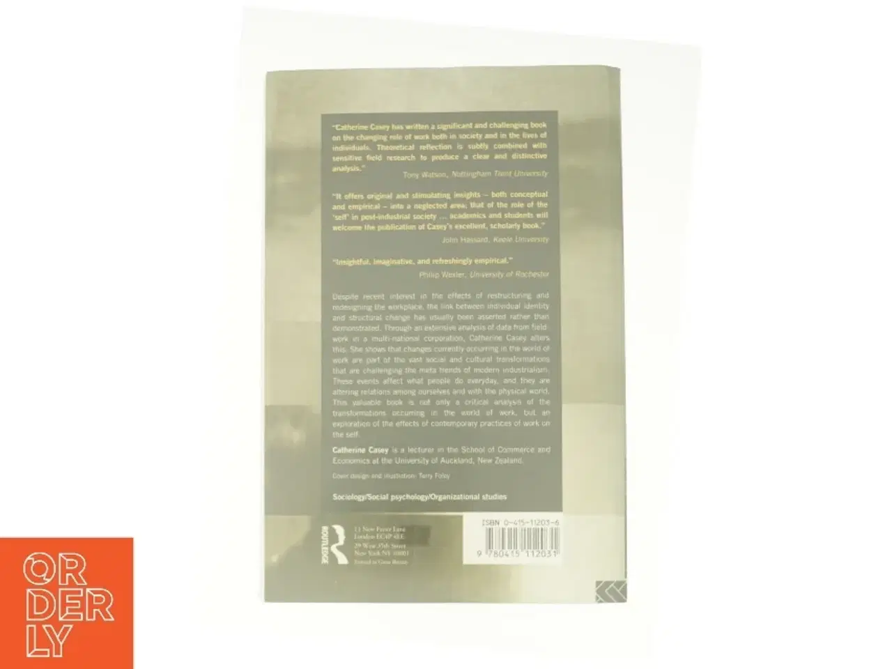 Billede 3 - Work  Self and Society : After Industrialism (Paperback) af Catherine Casey (Bog)