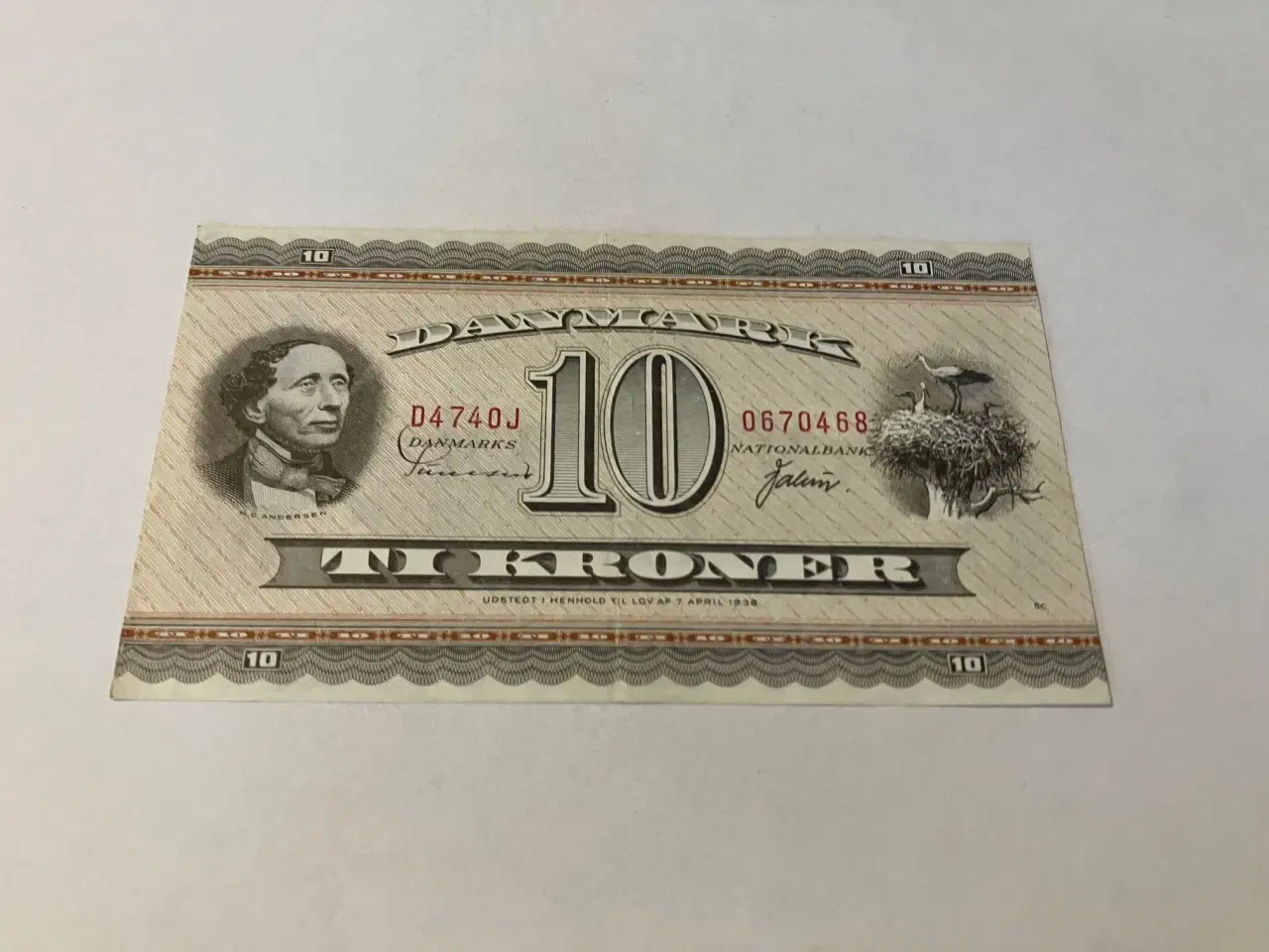 Billede 1 - 10 Kroner D4 1974 0J