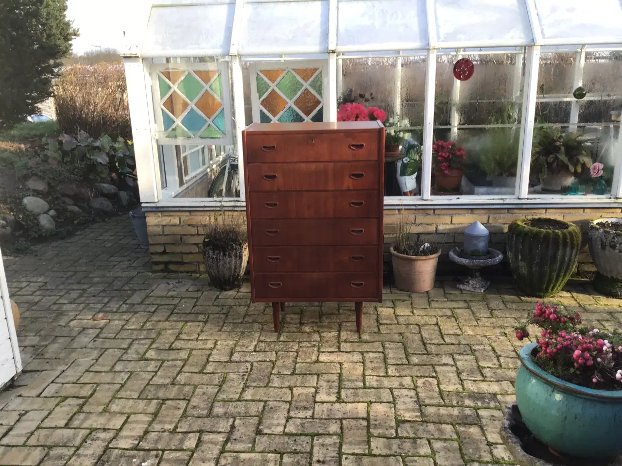 Billede 1 - Teaktræ kommode gammel 