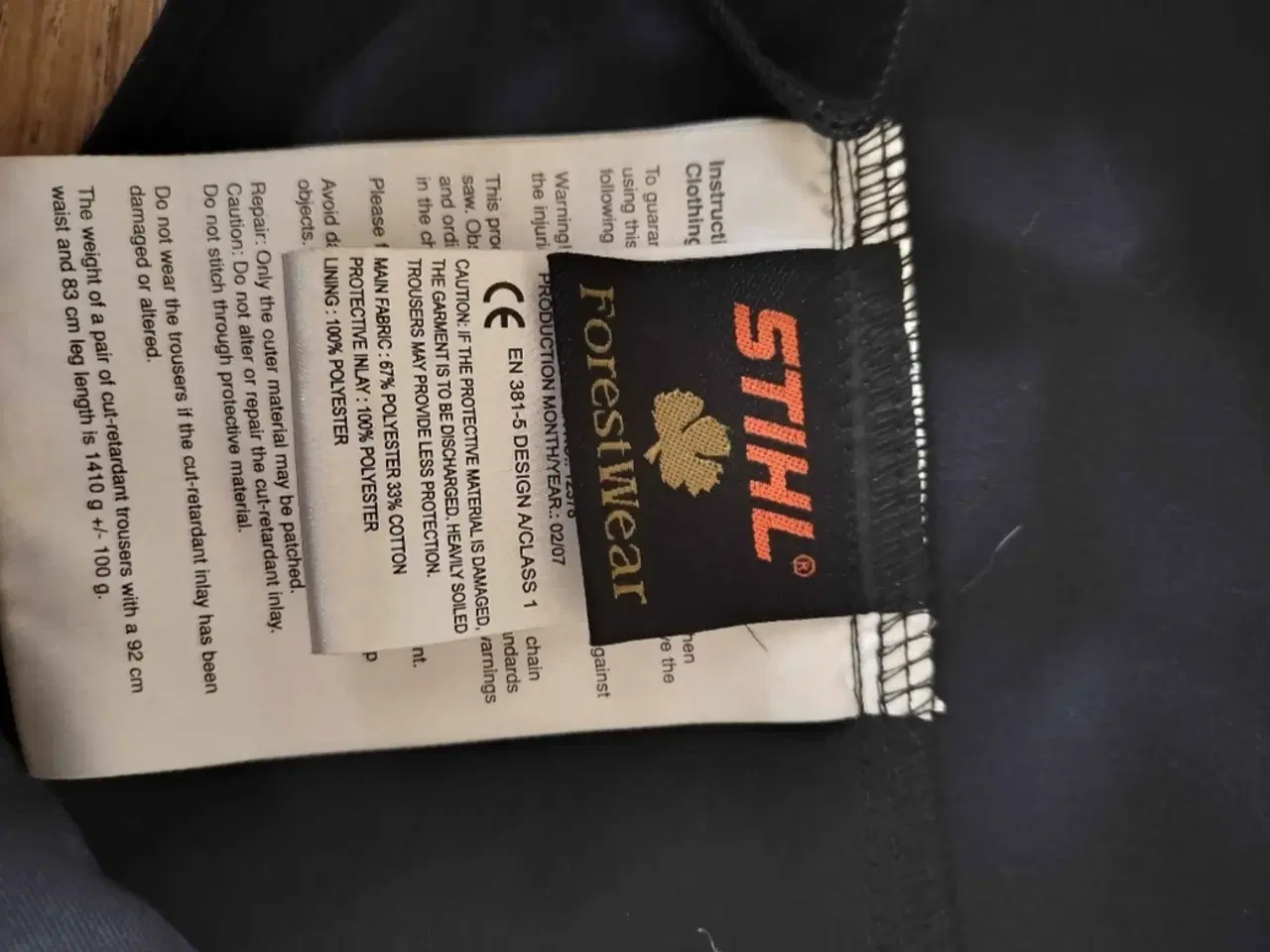 Billede 4 - STIHL Skærebukser 