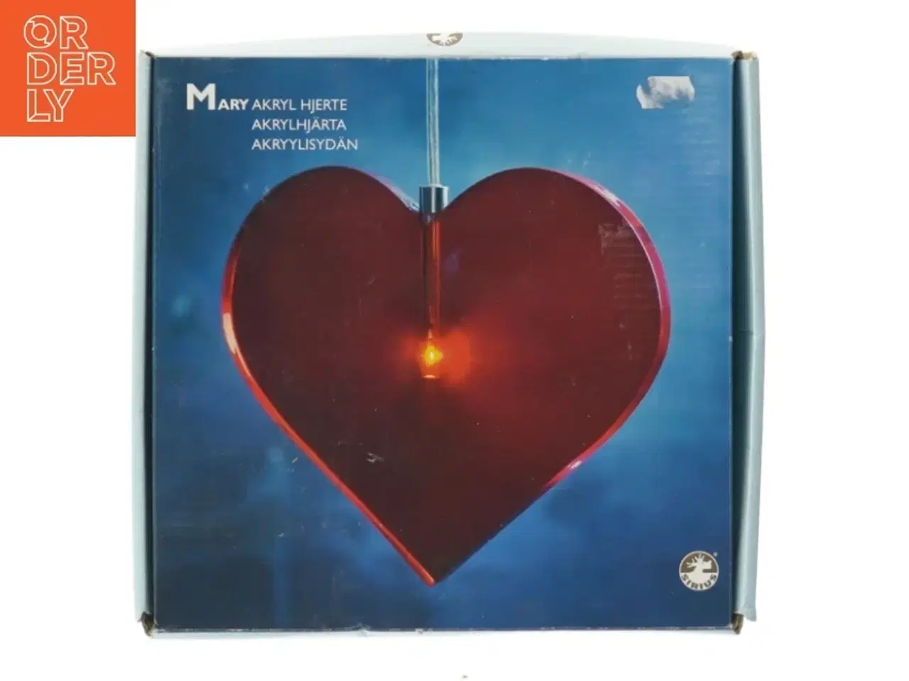 Billede 1 - Akryl lysdekoration hjerte fra Sirius (str. 21x21 cm)